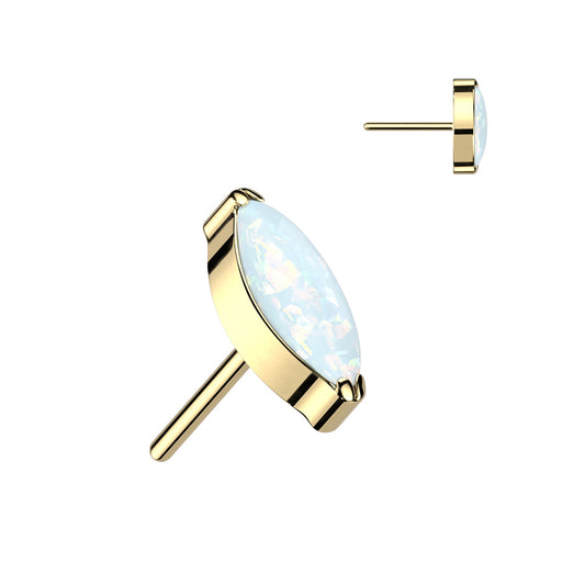 Opal Oval Stud