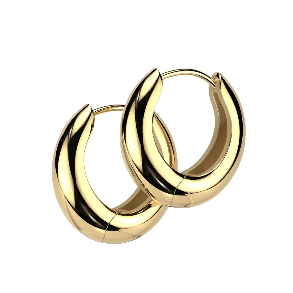 Teardrop Hoops