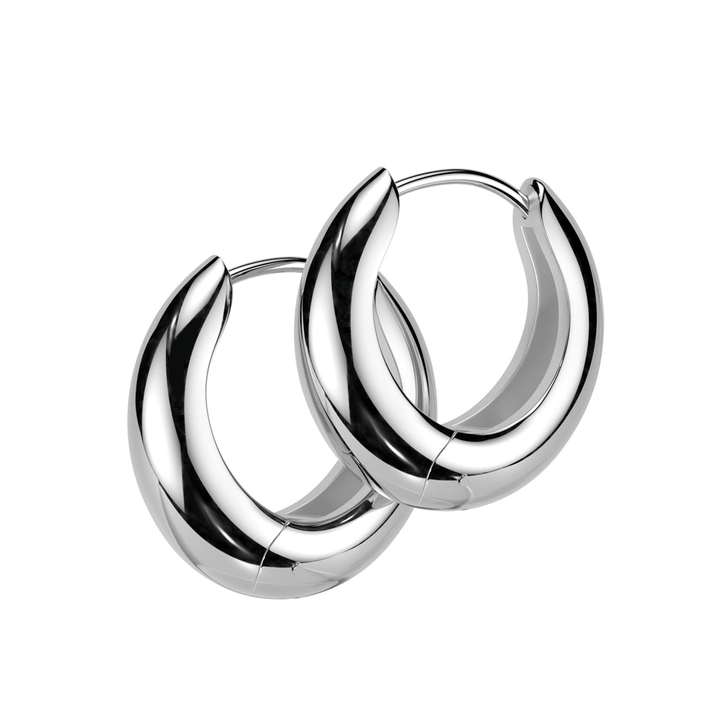 Teardrop Hoops